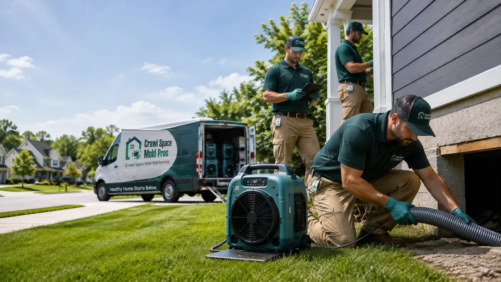 Crawl Space Mold Removal in Dousman, WI
